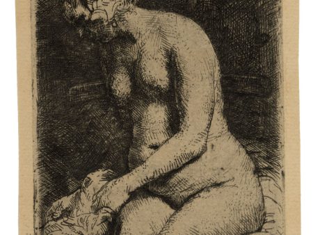 Woman Bathing her Feet at a Brook Cheap