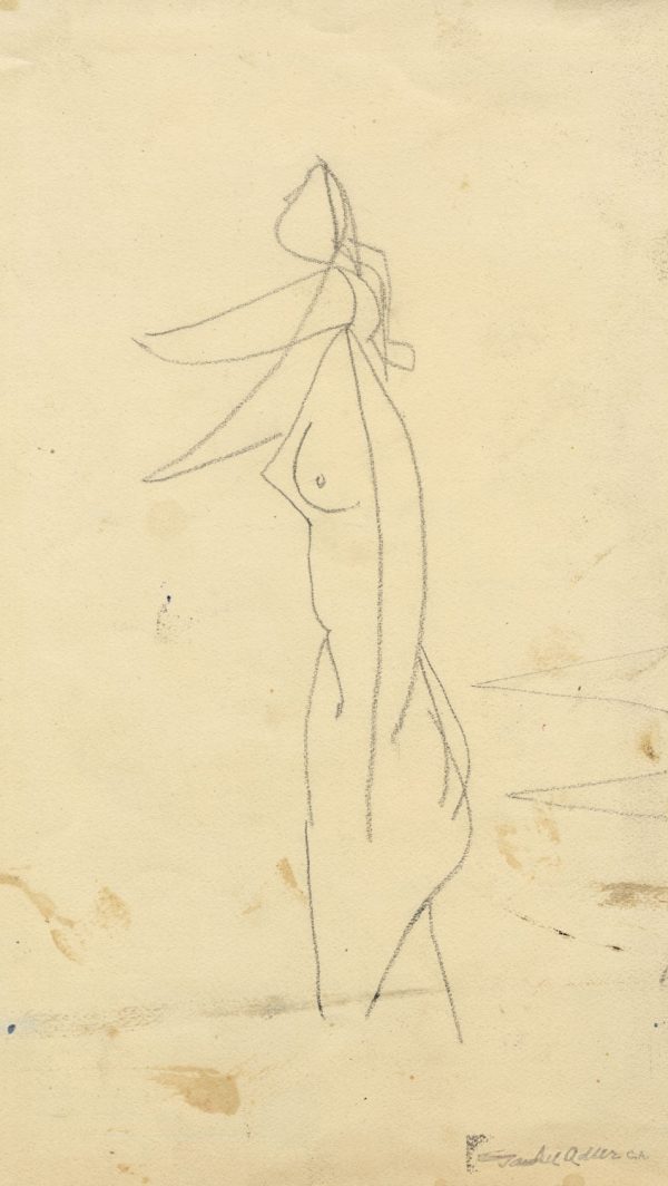 Untitled (Nude in Profile) For Discount