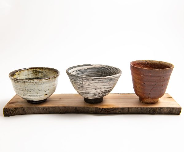 Set of Three Small Footed Cups Online Sale