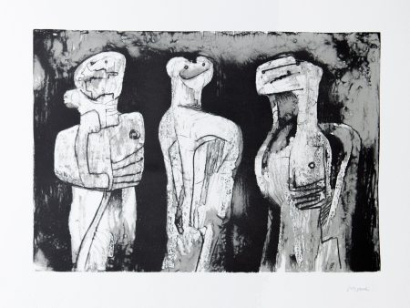 Three Standing Figures For Sale