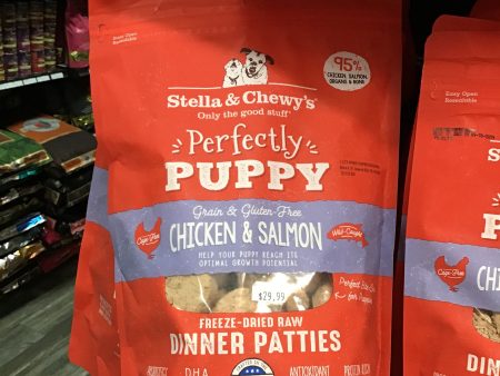 S&C D FD Puppy Chicken & Salmon Patties 14oz For Cheap