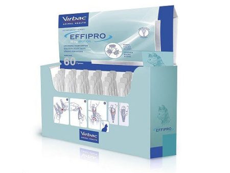 VIRBAC Effipro Spot On 60 Pipetas x 50 mg para Gatos Online now