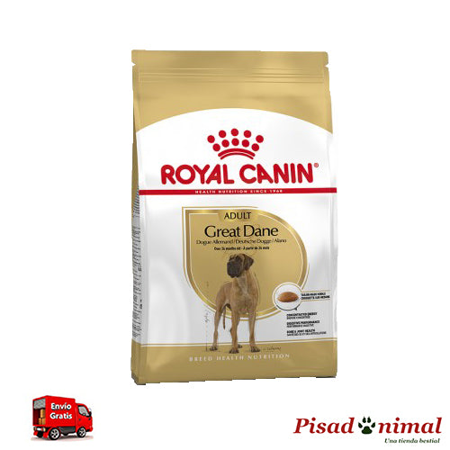 ROYAL CANIN GREAT DANE ADULT Pienso para Perros Adultos de Raza Dogo Alemán (Mayores de 24 Meses) Fashion