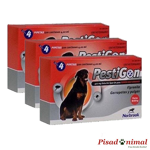 PESTIGON Pipetas Perros Razas Gigantes 40-60 Kg Anti Pulgas y Garrapatas For Discount