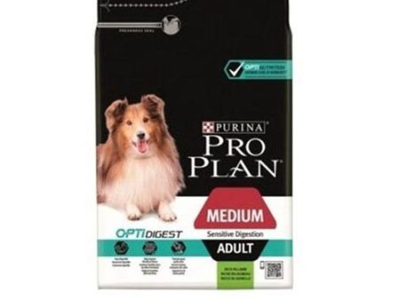 PURINA PRO PLAN MEDIUM OPTIDIGEST CORDERO Perro Digestión Sensible Online Sale