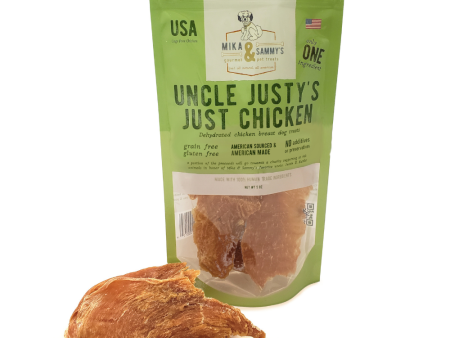 Mika and Sammys Uncle Joe Just Chicken  5oz Online now