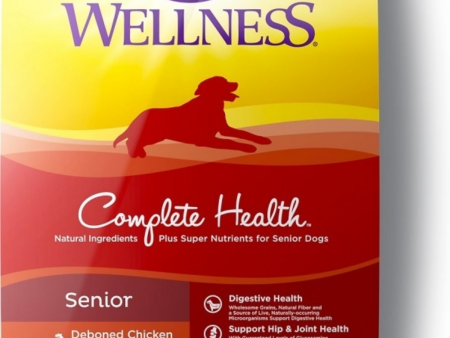 Wellness Complete Health Natural Senior Health Chicken Recipe Dry Dog Food Hot on Sale