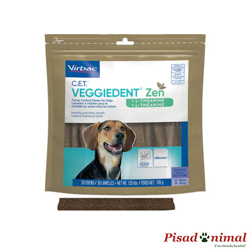 VEGGIEDENT ZEN Snacks Dentales Vegetales para Perros Discount