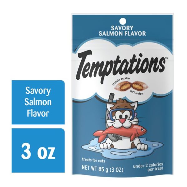 Temptations 3oz C Savory Salmon For Cheap