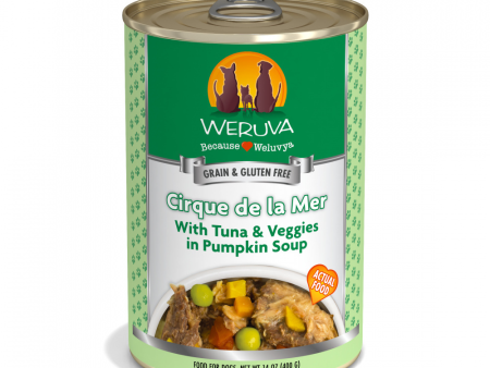 Weruva Cirque de la Mer with Tuna & Veggies in Pumpkin Soup Canned Dog Food Online now