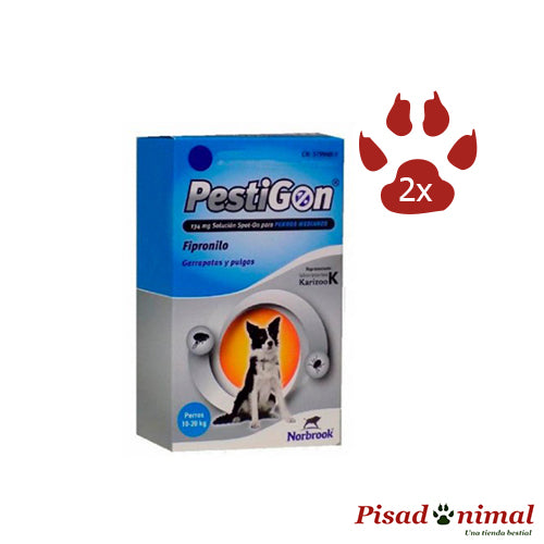 PESTIGON Pipetas Perros Razas Medianas 10-20 Kg Anti Pulgas y Garrapatas Online