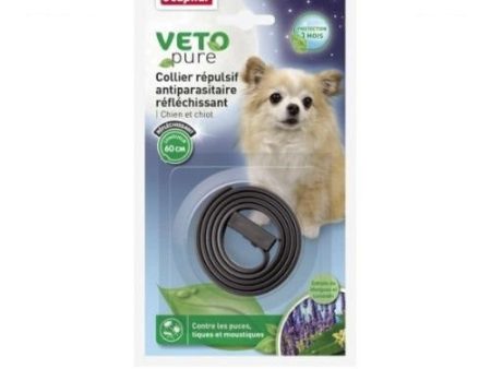 Beaphar Veto Pure Collar Reflectante Repelente de Insectos para Perros y Cachorros 60 cm For Sale