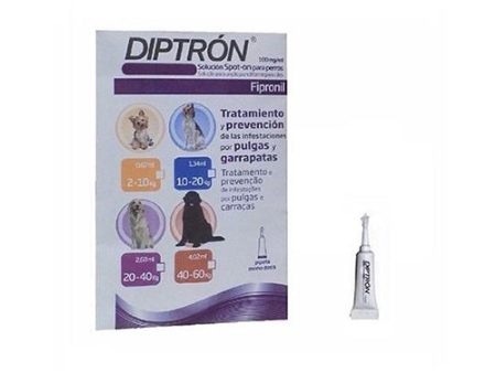 DIPTRON Pipetas Anti Pulgas y Garrapatas para Perros (2-10 Kg) For Cheap