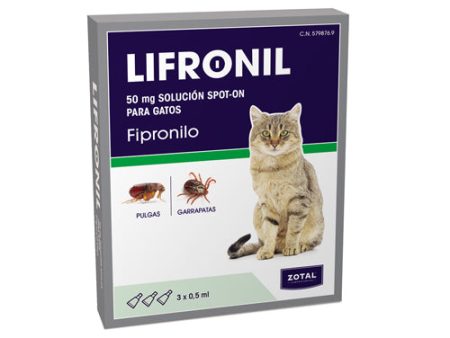 LIFRONIL Pipeta Antiparasitarias Spot-On para Gatos Online now