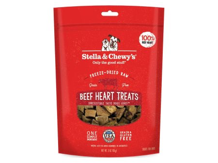 Stella and Chewy Freeze-dried Beef Heart Treats 3oz For Discount