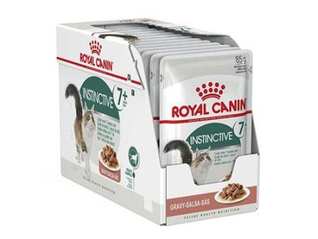 Salsa ROYAL CANIN INSTINCTIVE +7 85gr para Gatos Adultos Sale