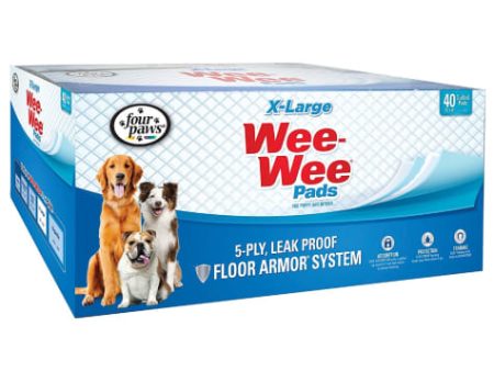 4Paws 40ct Wee Wee Pads XLg For Discount