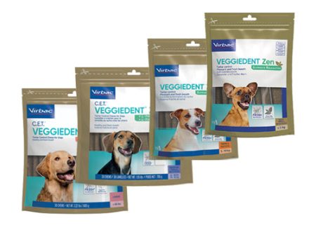 VEGGIEDENT ZEN Snacks Dentales Vegetales para Perros Discount