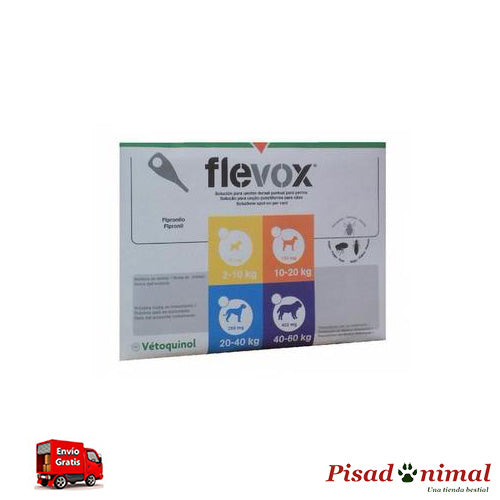 FLEVOX Pipetas Anti Pulgas y Garrapatas para Perros (10-20 Kg) For Sale