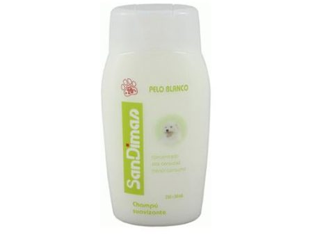 SANDIMAS Champú Suavizante 300ml para Perros de Pelo Blanco Fashion