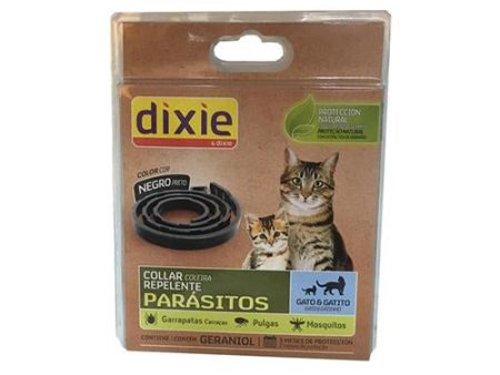 DIXIE Collar Repelente Anti Pulgas, Garrapatas y Mosquitos para Gatos For Discount