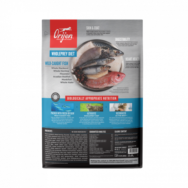 ORIJEN Six Fish Dry Cat Food For Discount