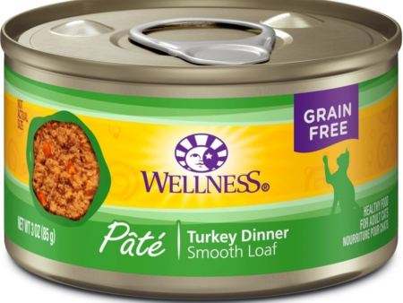 Wellness Complete Health Natural Grain Free Turkey Pate Wet Canned Cat Food Online Sale