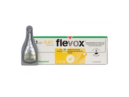 FLEVOX Pipetas Anti Pulgas y Garrapatas para Perros (2-10 Kg) on Sale