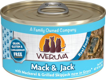 Weruva Mack And Jack With Mackerel and Grilled Skipjack Canned Cat Food Fashion