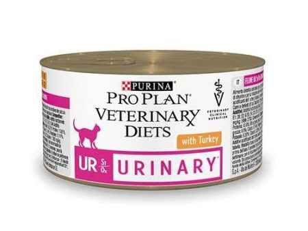 Mousse PURINA PRO PLAN VETERINARY DIETS FELINE UR 195gr para Gatos con Cálculos Urinarios Online now