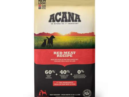 ACANA Red Meat Recipe Dry Dog Food Discount