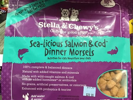 S&C C FD Sea-Licious Salmon & Cod Morsels 8oz Sale