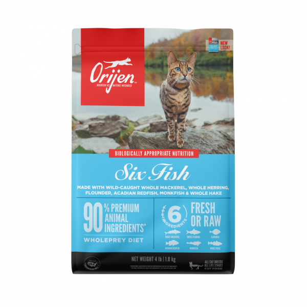 ORIJEN Six Fish Dry Cat Food For Discount