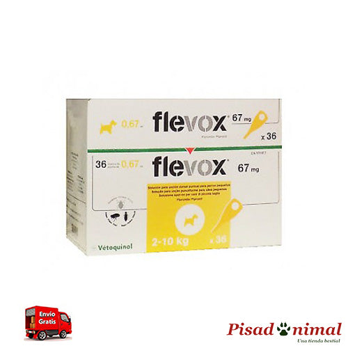 FLEVOX Pipetas Anti Pulgas y Garrapatas para Perros (2-10 Kg) on Sale