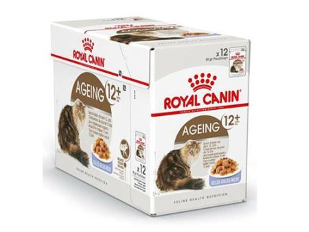 Gelatina ROYAL CANIN AGEING +12 85gr para Gatos (+12 Años) 12x85gr Fashion