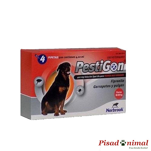 PESTIGON Pipetas Perros Razas Gigantes 40-60 Kg Anti Pulgas y Garrapatas For Discount