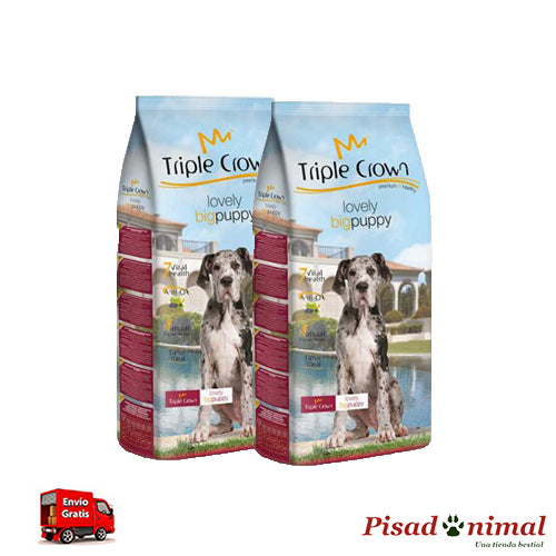 Pienso TRIPLE CROWN LOVELY BIG PUPPY 15Kg para Cachorros de Raza Grande Online now