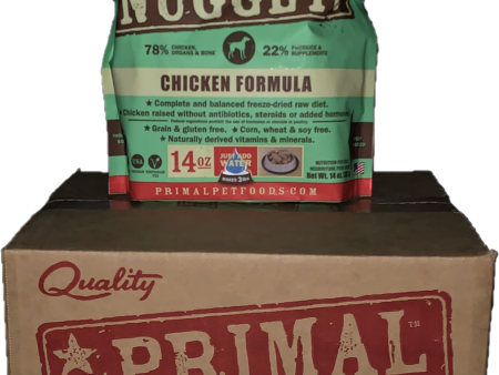 Primal 14oz Freeze-dried Chicken Case of 4 Discount