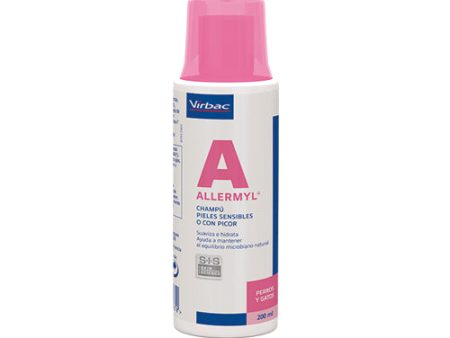 ALLERMYL 200 ml Champú para Pieles Sensibles Perros y Gatos Sale