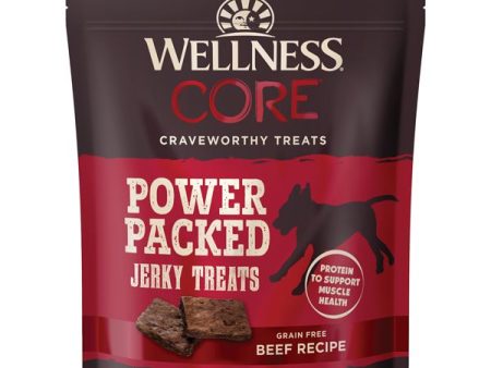 Wellness Core Power Packed Jerky Treats Beef Recipe 4oz Online Sale