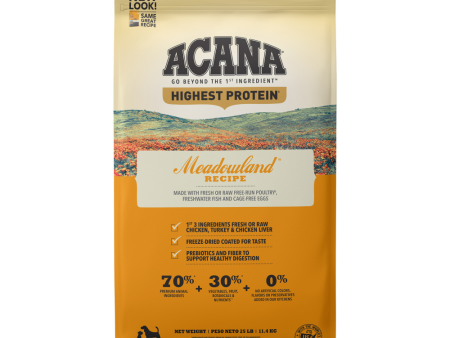 ACANA Highest Protein Dry Dog Food Meadowland Recipe Sale