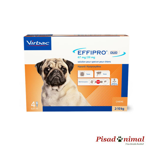 VIRBAC Pipetas Effipro Duo Spot On para Perros Hot on Sale