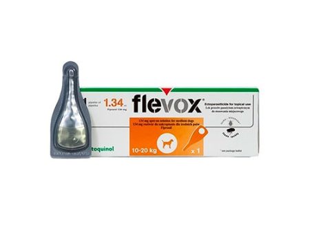 FLEVOX Pipetas Anti Pulgas y Garrapatas para Perros (10-20 Kg) For Sale