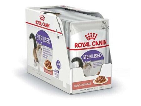 ROYAL CANIN STERILISED Salsa Gatos Adultos Esterilizados 12x85gr Online Hot Sale