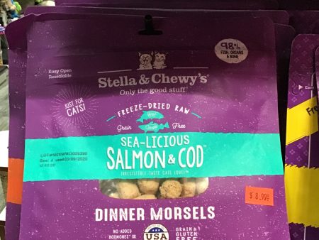 SC C FD Sea-Licious Salmon  Cod Morsels 3.5oz For Cheap