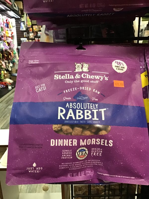 Stella and Chewy Absolutely Rabbit Freeze-Dried Raw Dinner Morsels Online now