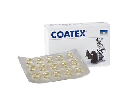 VETPLUS COATEX EFA 60 Cápsulas Ácidos Grasos para Perros y Gatos Online now