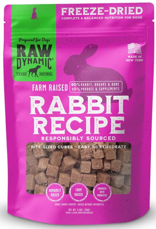 Raw Dynamic Dog Freeze Dried Rabbit Discount