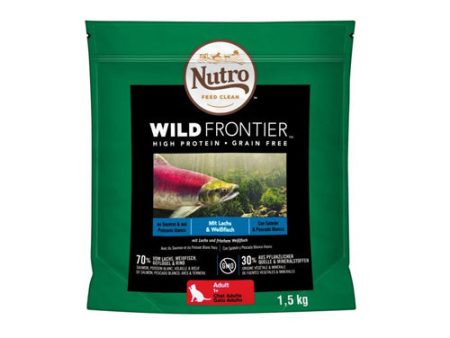 Pienso NUTRO Wild Frontier Salmón y Pescado Blanco para Gatos Adultos For Sale